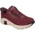 Skechers Relaxed Fit Flex Zayder Textiele Heren Bordeaux Mesh/Synthetische Sneakers