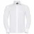 Russell Collection Heren Ultimate Getailleerd Overhemd met Lange Mouwen (Wit)