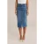 We Fashion Skirt Medium Length Blue