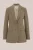 WE Fashion – Dames regular fit blazer met ruit – Regular fit – Lichtbruin –