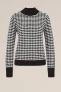 WE Fashion – Dames trui met dessin – Regular fit – Zwart –
