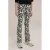 WE Fashion flared broek zwart/wit