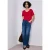 Street One Dames Basic Shirt in Rood