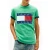 Tommy Hilfiger Tjm Regular Big Flag Ss Bahama Green