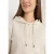 Cecil Dames Hoodie met structuur in Beige