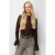 Slim Fit Ribbels Brei Sweater met Ronde Hals