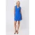 TRENDYOLMİLLA Dames Blauw Effen Kort / Mini Mouwloos A-lijn Jurken