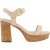 Dune London Dames/Dames Jarell Leren Blok Sandalen (Ecru)