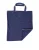 Blauwe Jersey Stof Logo Schouder Shopper Tas