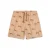 Swim Essentials zwemshort met all over print lichtbruin