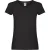 Fruit of the Loom Dames/Dames T-Shirt (Zwart)