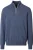 Casa Moda Casual Half-Zip Sweater blauw, Effen