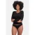 Bamboo Basics slip Julia met bamboe (set van 3) zwart