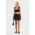 Lieve hals crop top met een strikdetail