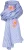Zo Sjaal Blauw dames