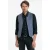 John Varvatos Shawl Collar H B Closure Vest Rain Blue