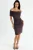 Strapless Bodycon Sandy Mini-jurk