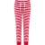 SF Women Dames/Dames Gestreepte Pyjamabroek met Manchetten (Rood/Wit)