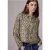 Street One Studio Dames Blouse met leopatroon in Bruin