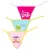 Set-3 Fijndradige strings met prints 82329 vrouw