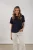 Nukus Luna Shirt Nks04012 T-shirt Korte Mouw 70 Navy