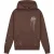 Malelions Men Oversized Painter Hoodie | Brown