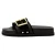 AllSaints Ellie Raffia Slider Black