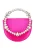 faina Clutch  pink / transparant