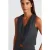 Korte Crepe Vest met Knopen Sluiting