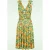 Topvintage exclusive ~ Grecian tropical jurk in groen en geel