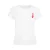 Dames-T-shirt Merchcode Hugs & Love – Queen of Hearts Box