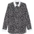 The Kooples Chemise Printe Detail Col Blanc Black White