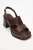 Zennia Leer Platform Sandaal (Women)