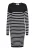 usha BLUE LABEL Gebreide jurk  zwart / wit