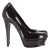 Saint Laurent Tribute Platform Pumps in Pruimen Patentleer