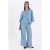 FREEQUENT high waist broek light blue denim