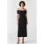 Odd Muse Bow Midi Dress Black