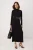 Trendyol Modest Dames Zwart Effen Maxi Lang Casual A-lijn Modest Jurken