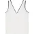 The Kooples Sleeveless Top With Lace Detail Ecru