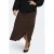 ONLY CARMAKOMA Plus Size gebreide midi rok – bruin