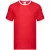 Fruit of the Loom Heren Ringer T-Shirt (Rood/Wit)