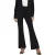 Only Dames/Dames Uitlopende Broek (Zwart)