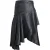 Dodo Bar of gedrapeerde midi-rok in zwart polyester