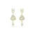 Swarovski  – Dames Oorbellen – goudkleurig