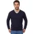 Trui Casa Moda v-hals donkerblauw gebreid