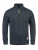 !Solid Gebreid vest ‘Poul’  donkerblauw / bruin