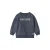 Wheat rechtvallende sweater met borduursels – blauw