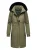 Navahoo Kaltwetterretter dames winterparka met imitatiebontkraag