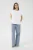 Mouwloos shirt Regular fit white