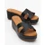 Lia Leer Platform Sandaal (Women)